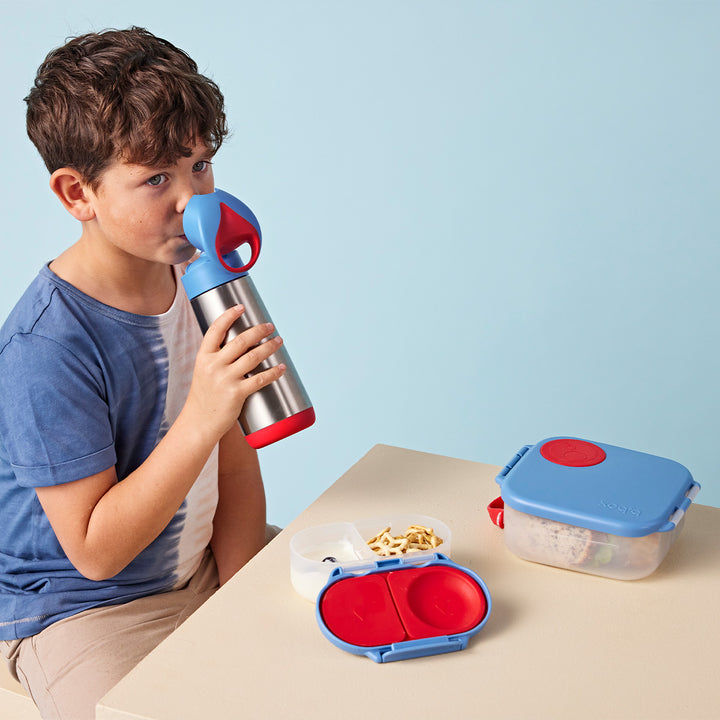 b.box Insulated Drink Bottle LARGE - Blue Blaze