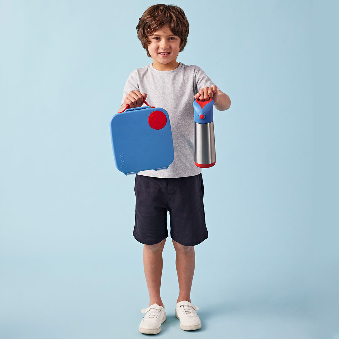 b.box Insulated Drink Bottle LARGE - Blue Blaze