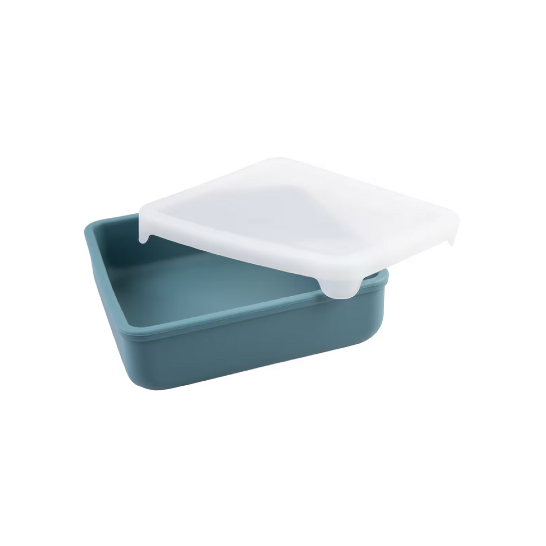 Melii Luxe Silicone Sandwich Container - Blue - 790ml