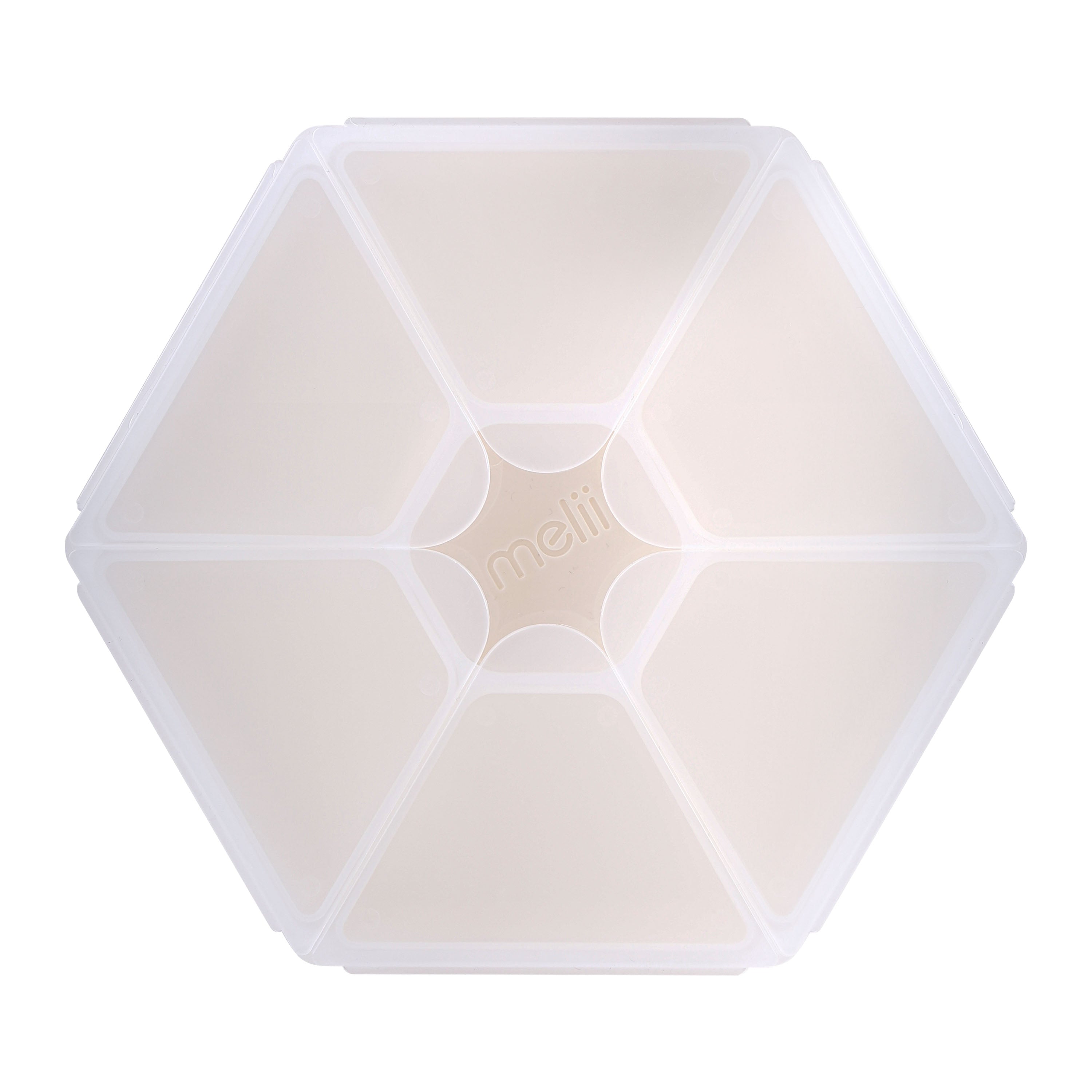 Melii Luxe Hexagon Snackle Box - Ivory
