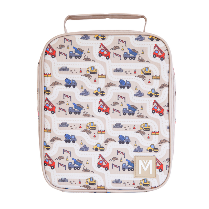 MontiiCo Large Insulated Lunch Bag & Ice Pack - Construction