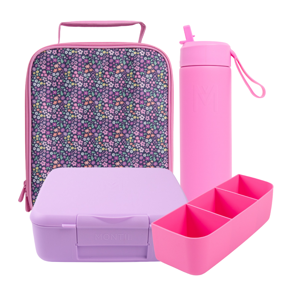 PRE-ORDER - MontiiCo Large Lunch Bundle - Meadow - FREE SHIPPING