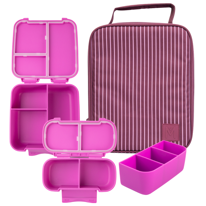 PRE-ORDER - MontiiCo Large Lunch Bundle - Ruby - FREE SHIPPING