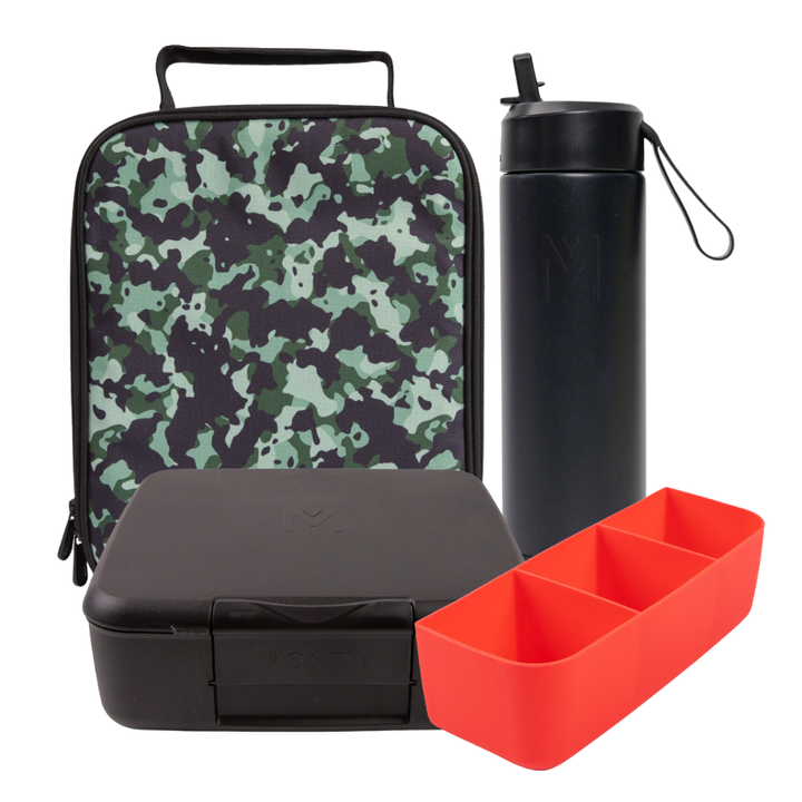 PRE-ORDER - MontiiCo Large Lunch Bundle - Stealth - FREE SHIPPING