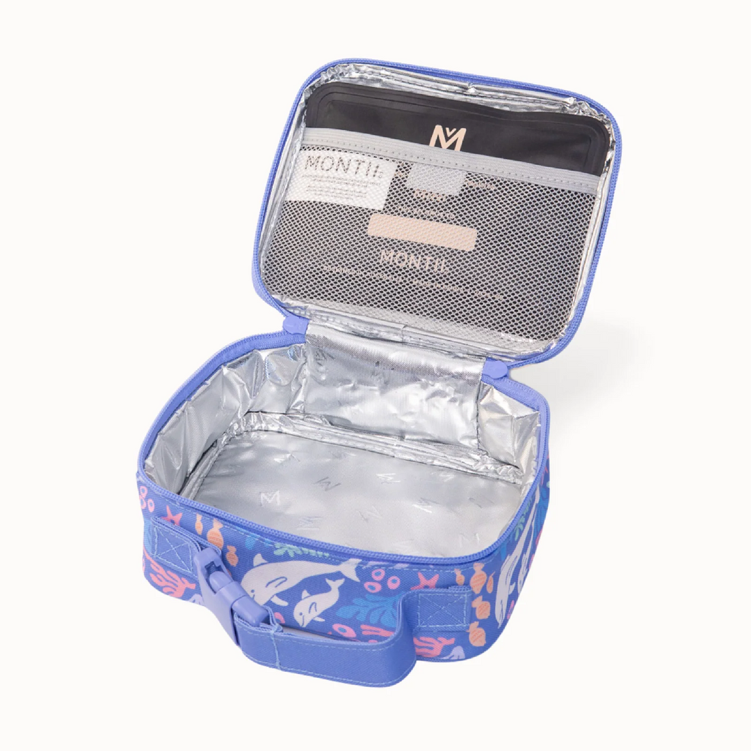 PRE-ORDER - MontiiCo Mini Insulated Lunch Bag - Dolphin Dreams