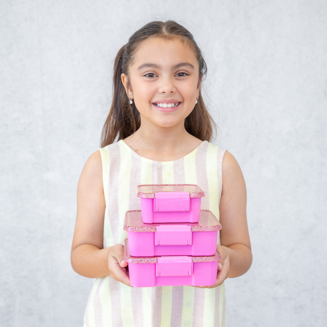 MontiiCo Two Snack Box - Floss GLITTER