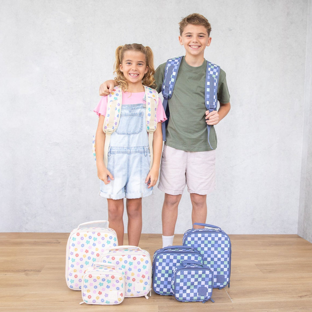 MontiiCo Mini Insulated Lunch Bag & Ice Pack - Daisy Dream