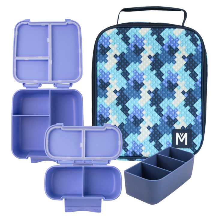 PRE-ORDER - MontiiCo Large Lunch Bundle - Block Land - FREE SHIPPING