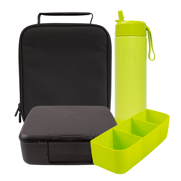 PRE-ORDER - MontiiCo Large Lunch Bundle - Midnight Matcha - FREE SHIPPING