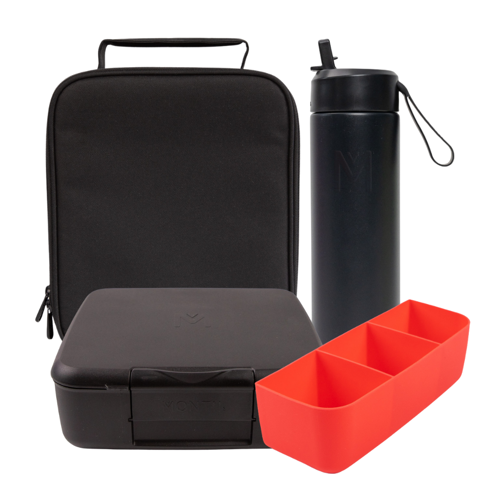 PRE-ORDER - MontiiCo Large Lunch Bundle - Midnight - FREE SHIPPING