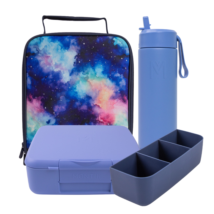 PRE-ORDER - MontiiCo Large Lunch Bundle - Starlight Splash - FREE SHIPPING