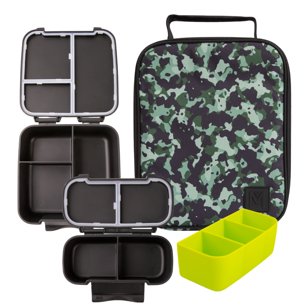 PRE-ORDER - MontiiCo Large Lunch Bundle - Stealth - FREE SHIPPING