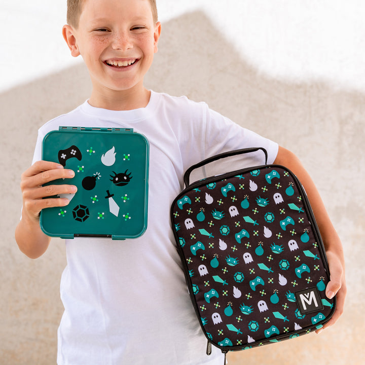 MontiiCo Bento Three Lunch Box - Game On