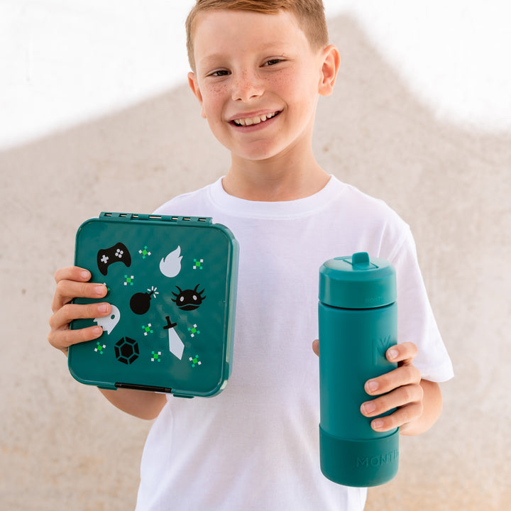MontiiCo Bento Three Lunch Box - Game On