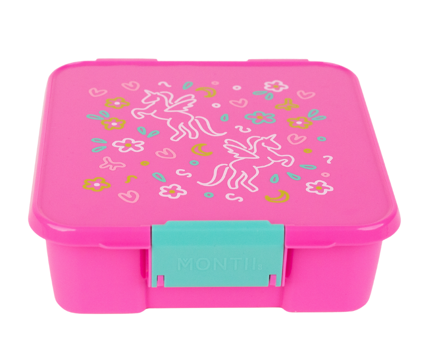 MontiiCo Bento Five Lunch Box - Unicorn Magic