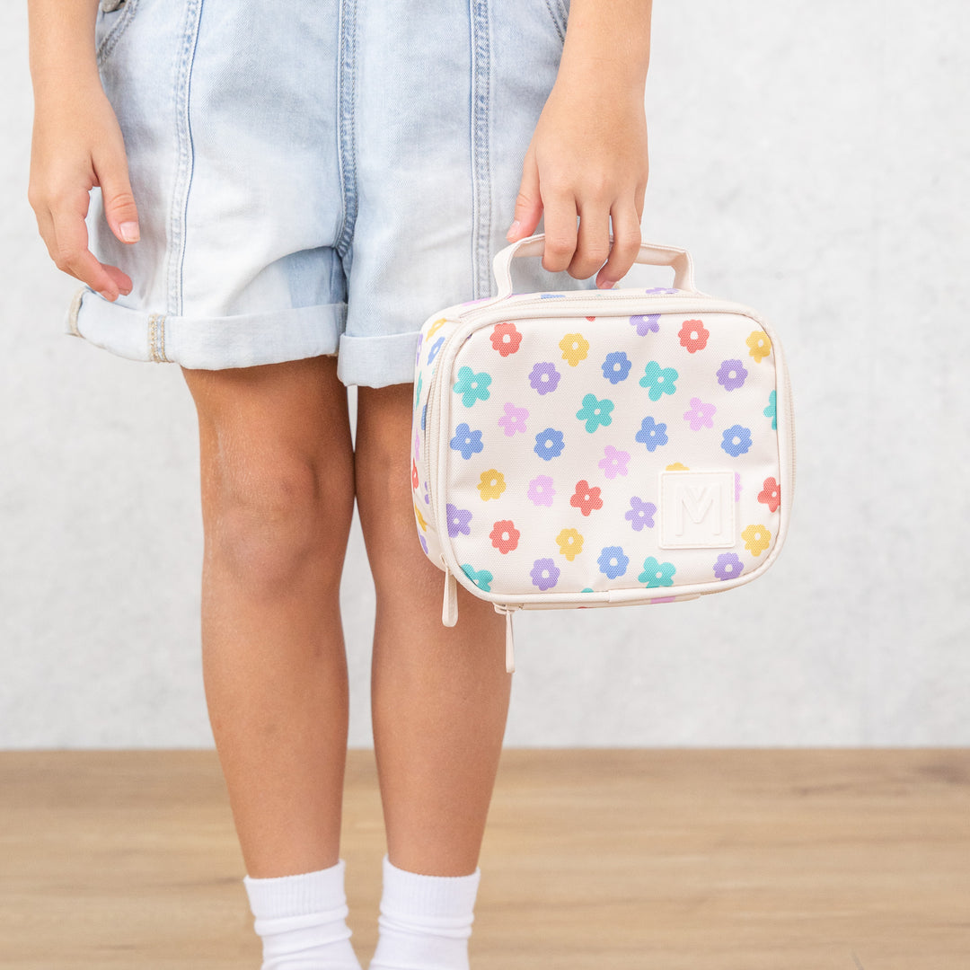 MontiiCo Mini Insulated Lunch Bag & Ice Pack - Daisy Dream