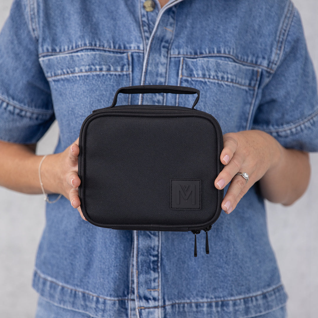MontiiCo Mini Insulated Lunch Bag & Ice Pack - Midnight