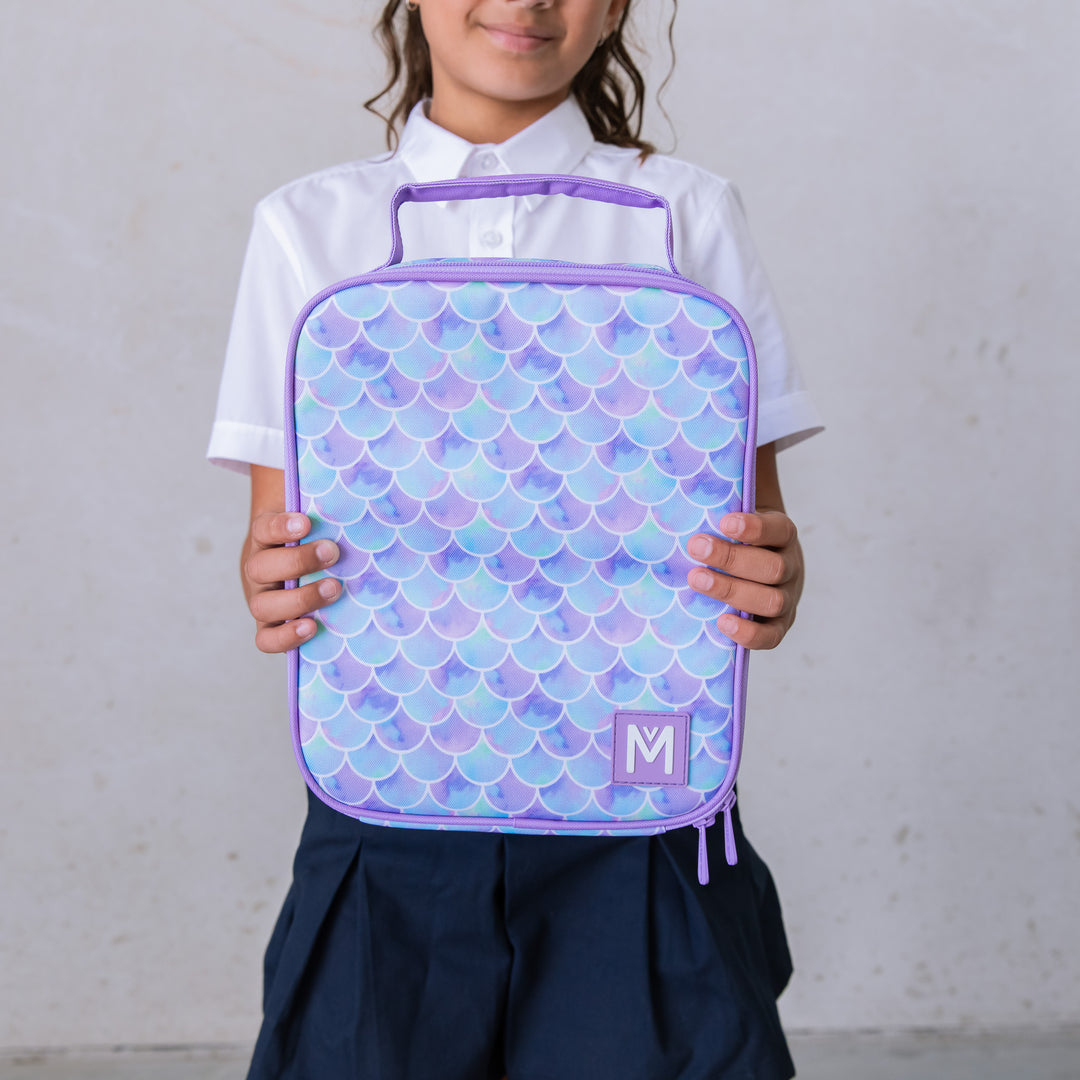 MontiiCo Large Lunch Bag & Sipper Bottle Bundle - Sea Shine