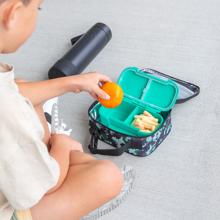 MontiiCo Mini Insulated Lunch Bag & Ice Pack - Stealth