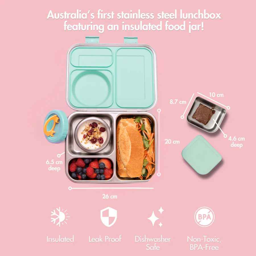 Nudie Rudie Stainless Steel Hot N Cold Hero Box - Mint