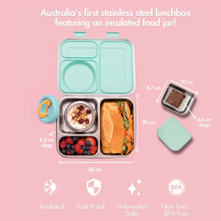 Nudie Rudie Stainless Steel Hot N Cold Hero Box - Mint