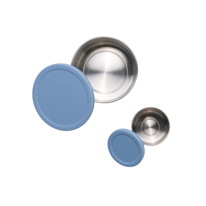 Nestling Stainless Steel Dipper Set - Dusty Blue