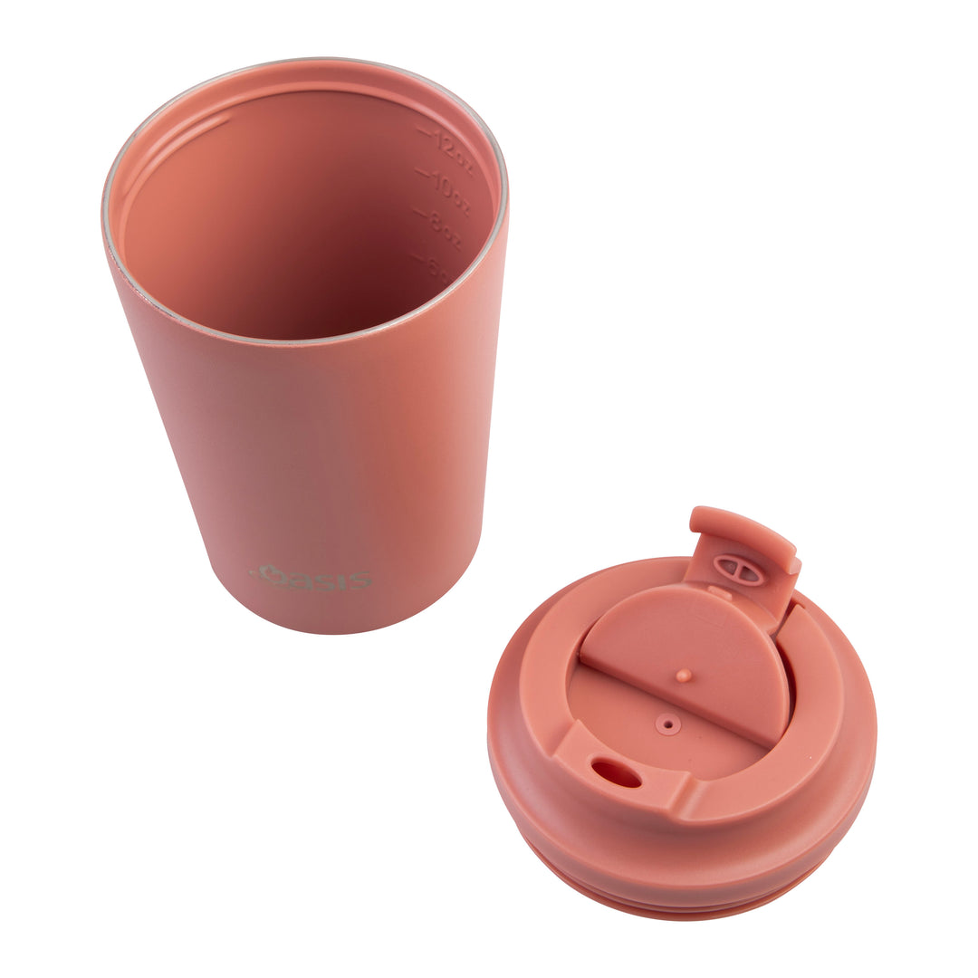 Oasis Ceramic Lined Insulated Coffee Cup - Auburn