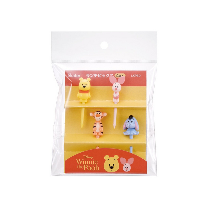 Winnie The Pooh Food Picks - 4pk
