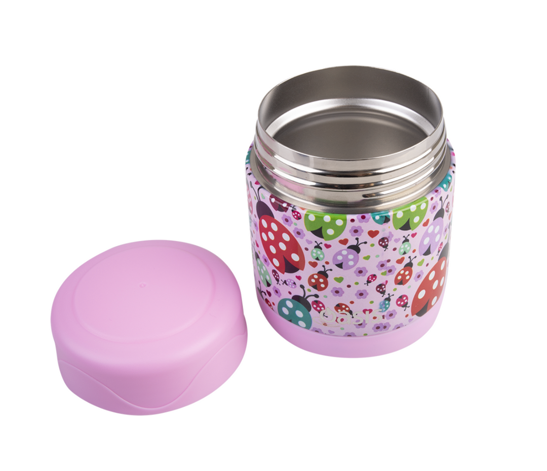 Sachi Insulated Lunch Bag, Food Jar & Bottle Bundle - Lovely Ladybugs