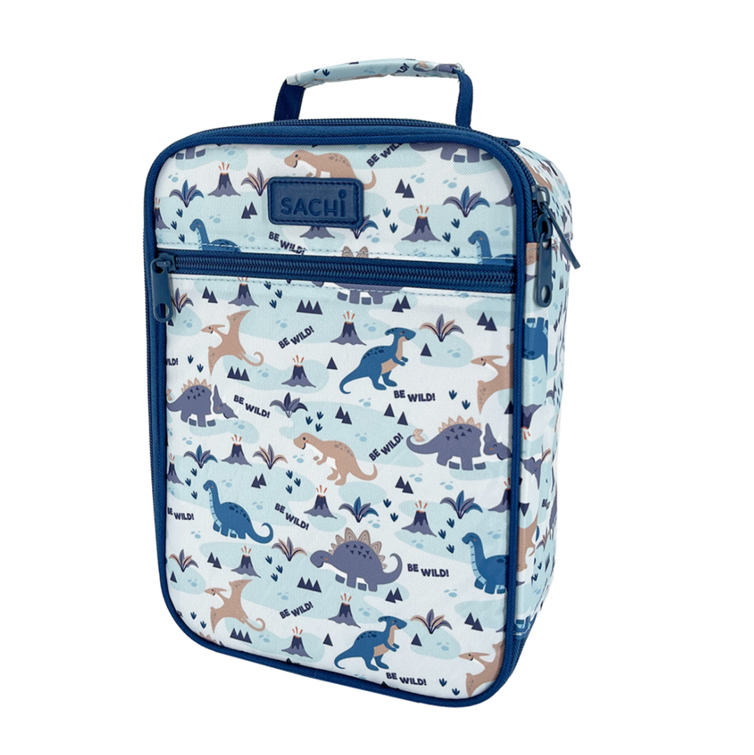 Sachi Insulated Lunch Bag, Food Jar & Bottle Bundle - Dinosaur Land