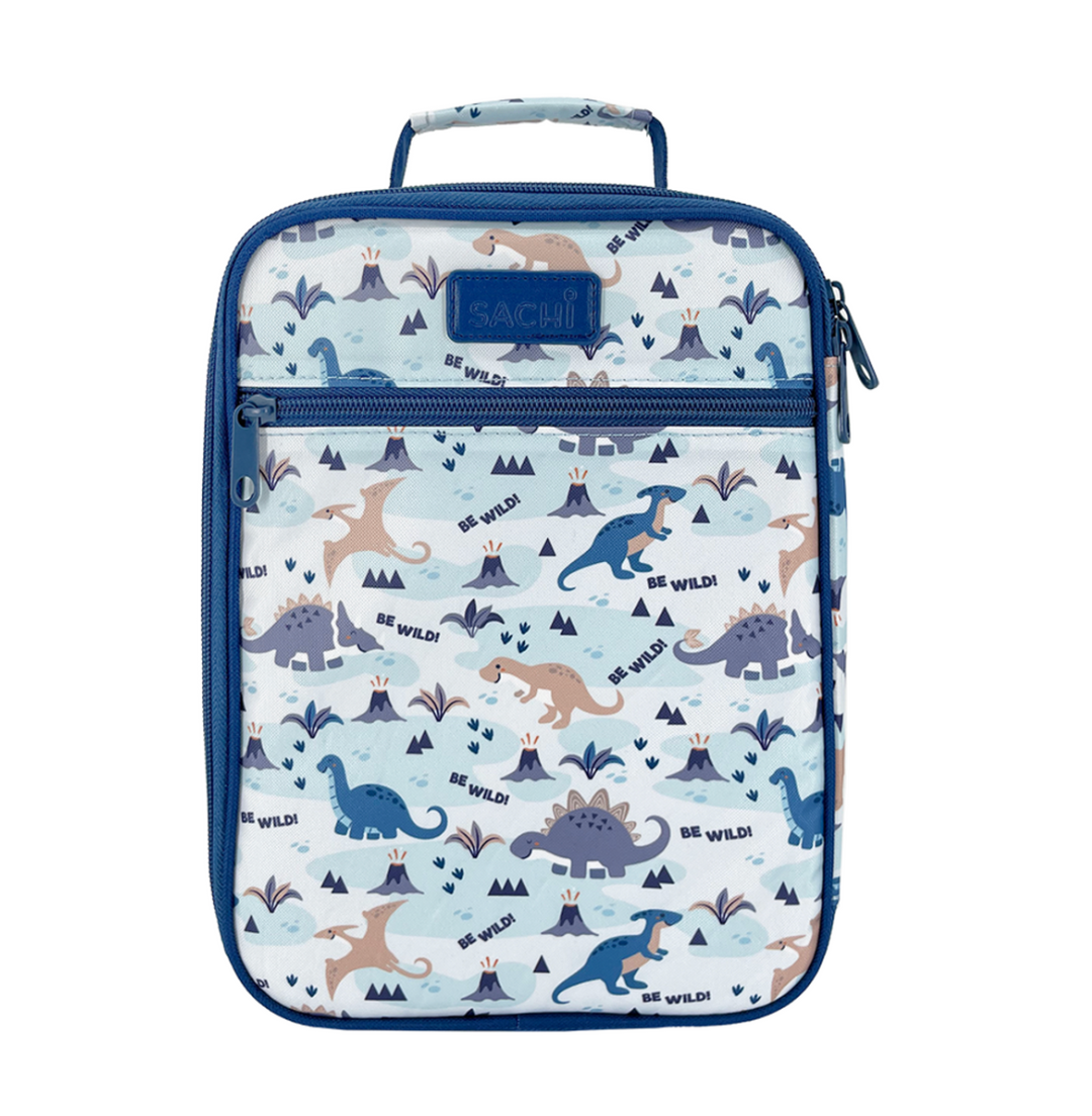 Sachi Insulated Lunch Bag, Food Jar & Bottle Bundle - Dinosaur Land
