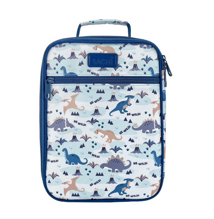 Sachi Insulated Lunch Bag, Food Jar & Bottle Bundle - Dinosaur Land