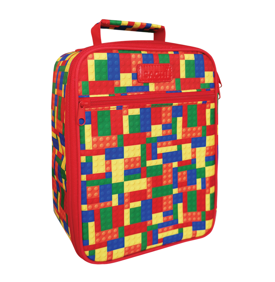 Sachi Insulated Lunch Bag, Food Jar & Bottle Bundle - Bricks