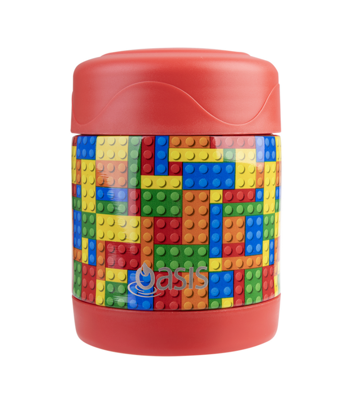 Sachi Insulated Lunch Bag, Food Jar & Bottle Bundle - Bricks