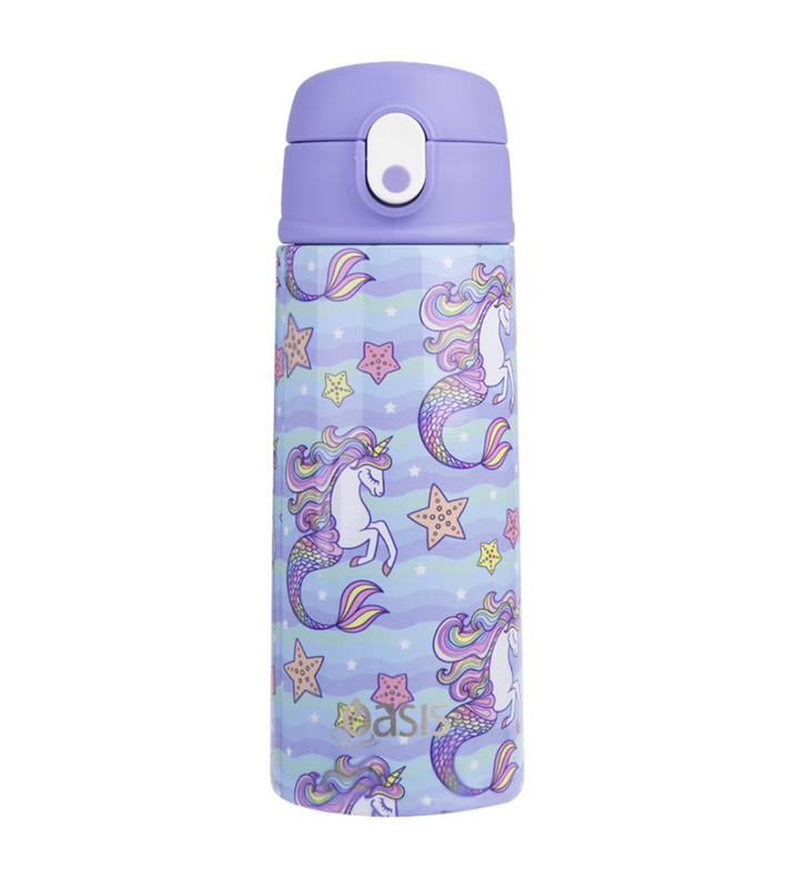 Sachi Insulated Lunch Bag & Bottle Bundle - Mermaid Unicorns