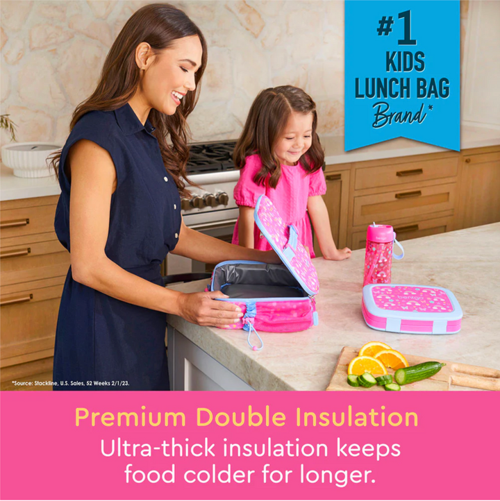 Bentgo Kids Print Lunch Bag - Rainbows & Butterflies