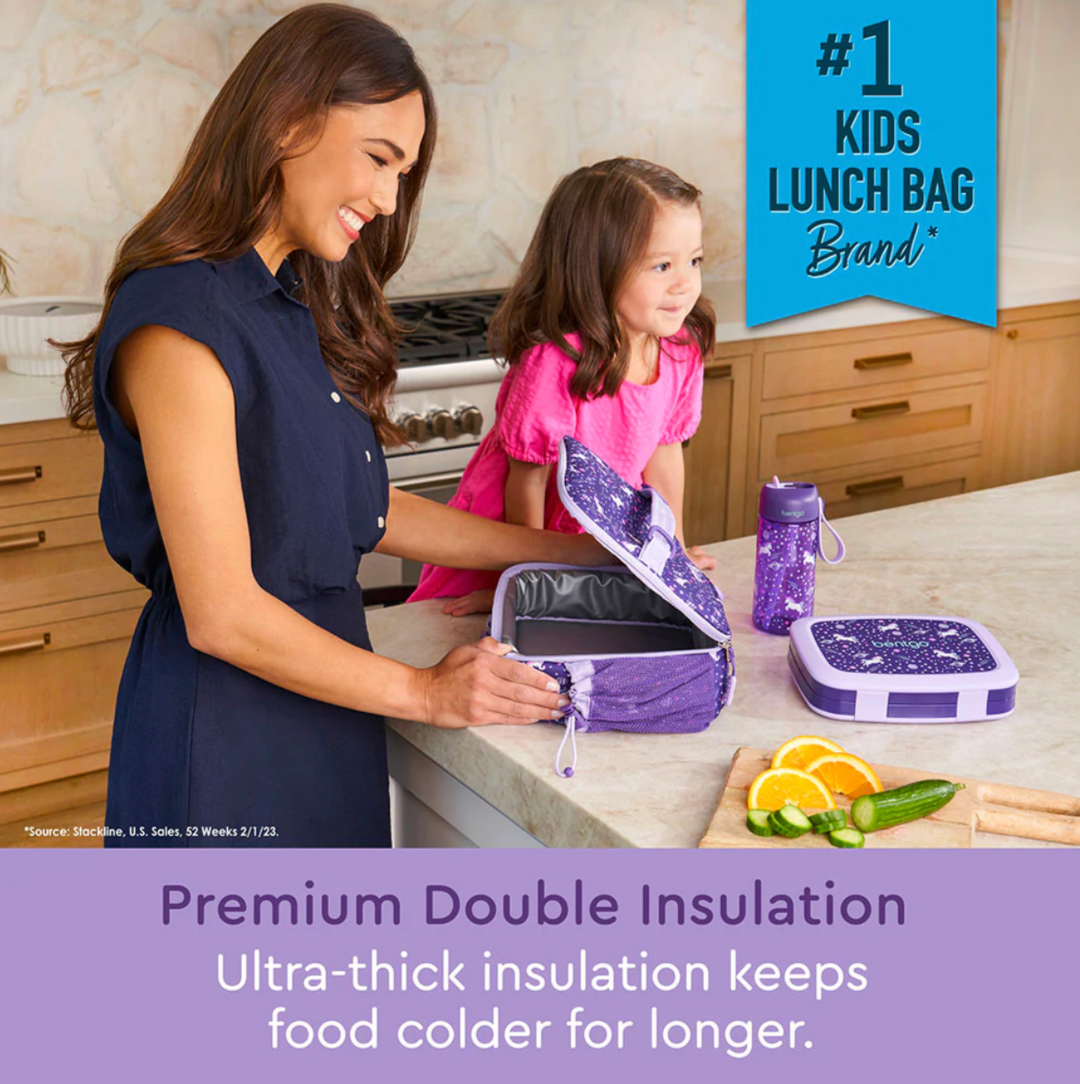 Bentgo Kids Lunchbox & Bag Bundle - Unicorns