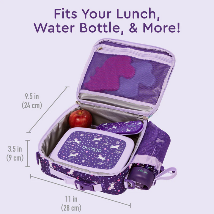 Bentgo Kids Lunchbox & Bag Bundle - Unicorns