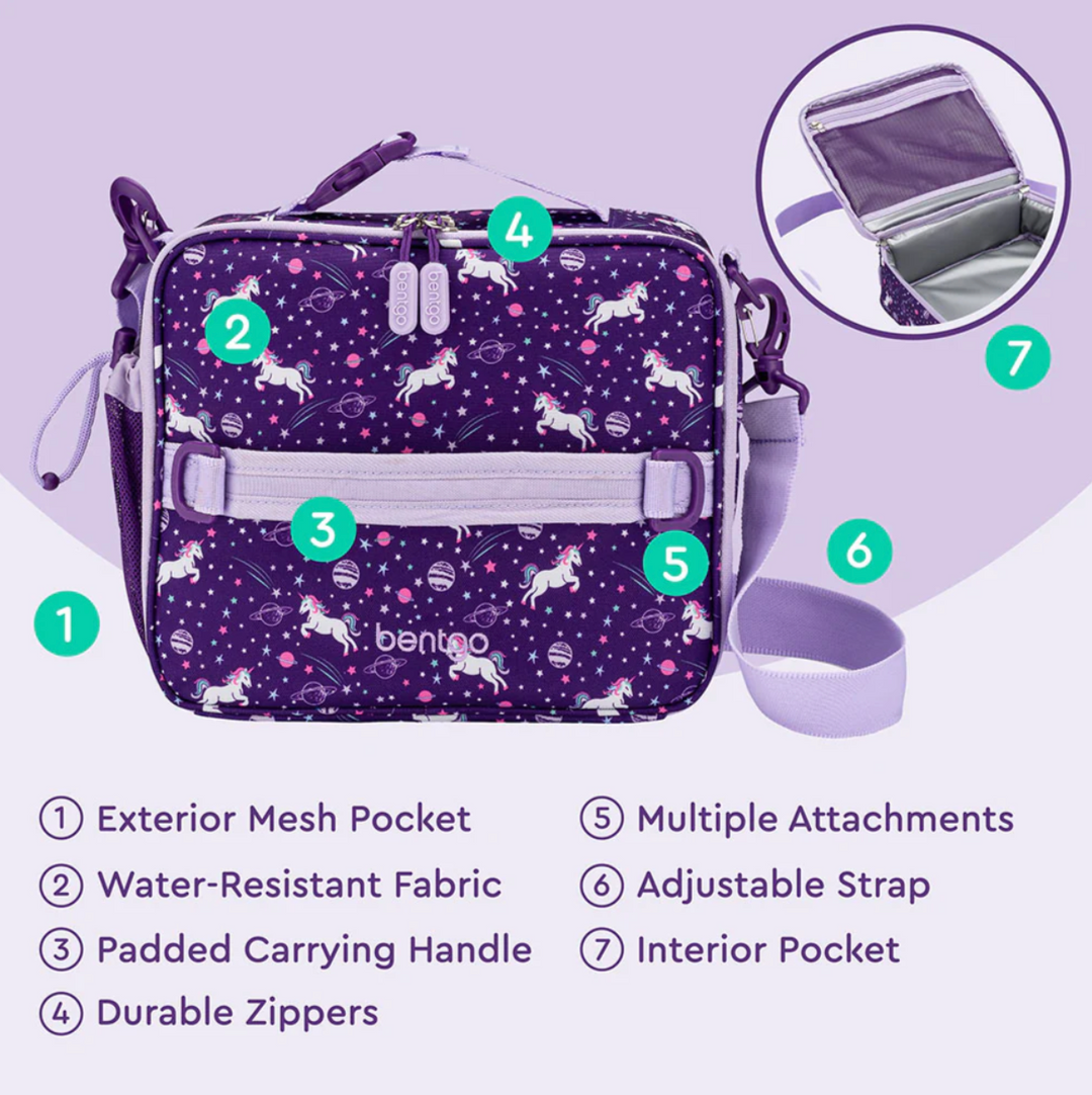 Bentgo Kids Print Lunch Bag - Unicorns