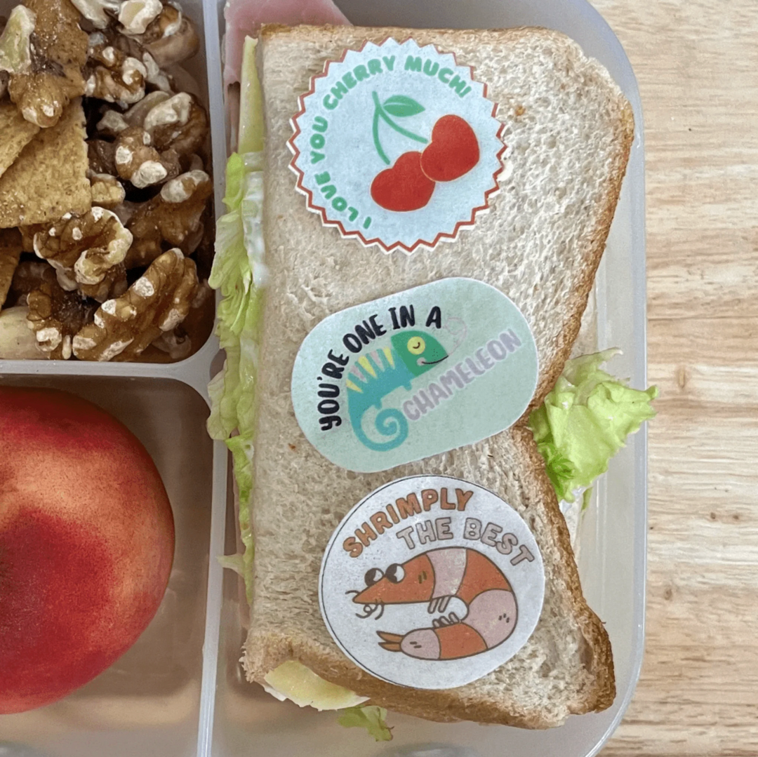 Sticketies Edible Lunchbox Stickers - Love