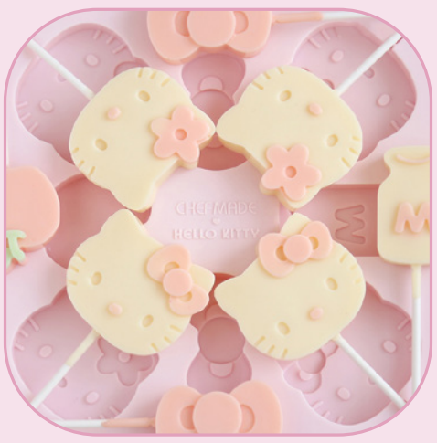 Hello Kitty Silicone Lollipop Mould