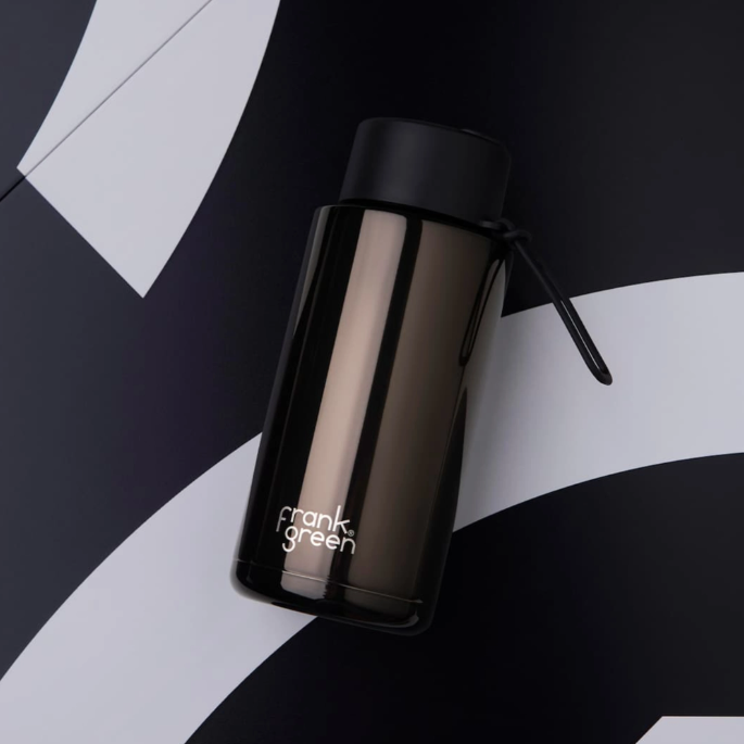 Frank Green Limited Edition Chrome Drink Bottle 1L - Shadow