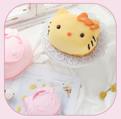 Hello Kitty Silicone Cake Mould - 10cm