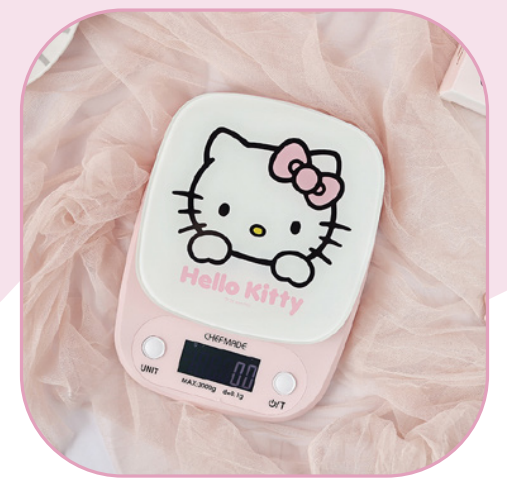 Hello Kitty Glass Top Kitchen Scale