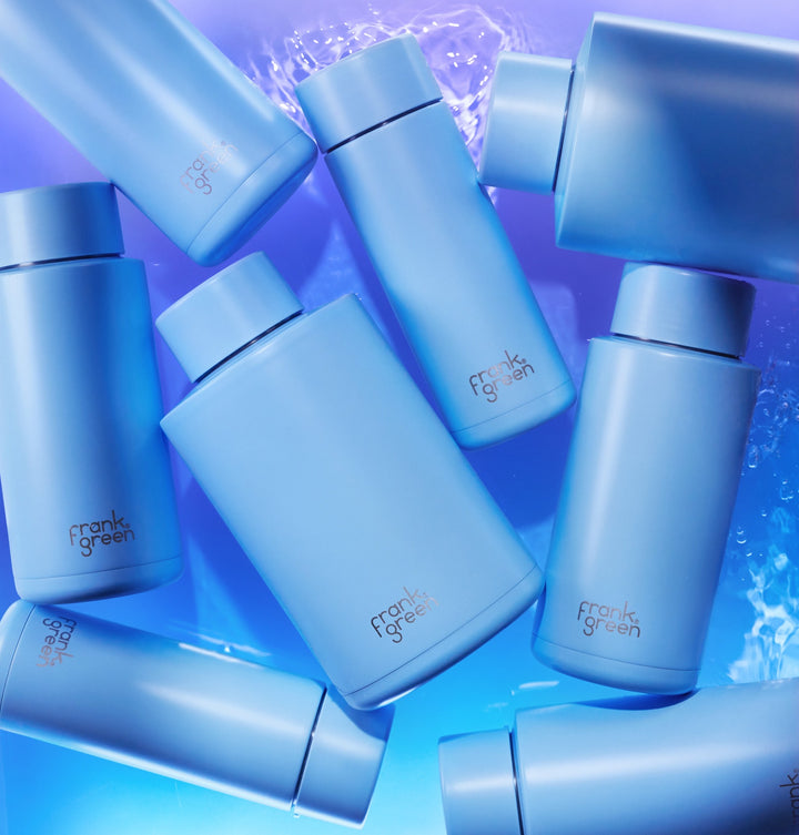Frank Green Insulated Drink Bottle 595ml - Sky Blue