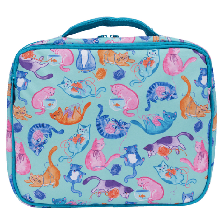 Spencil BIG Cooler Lunch Bag + Chill Pack - Crazy Cats