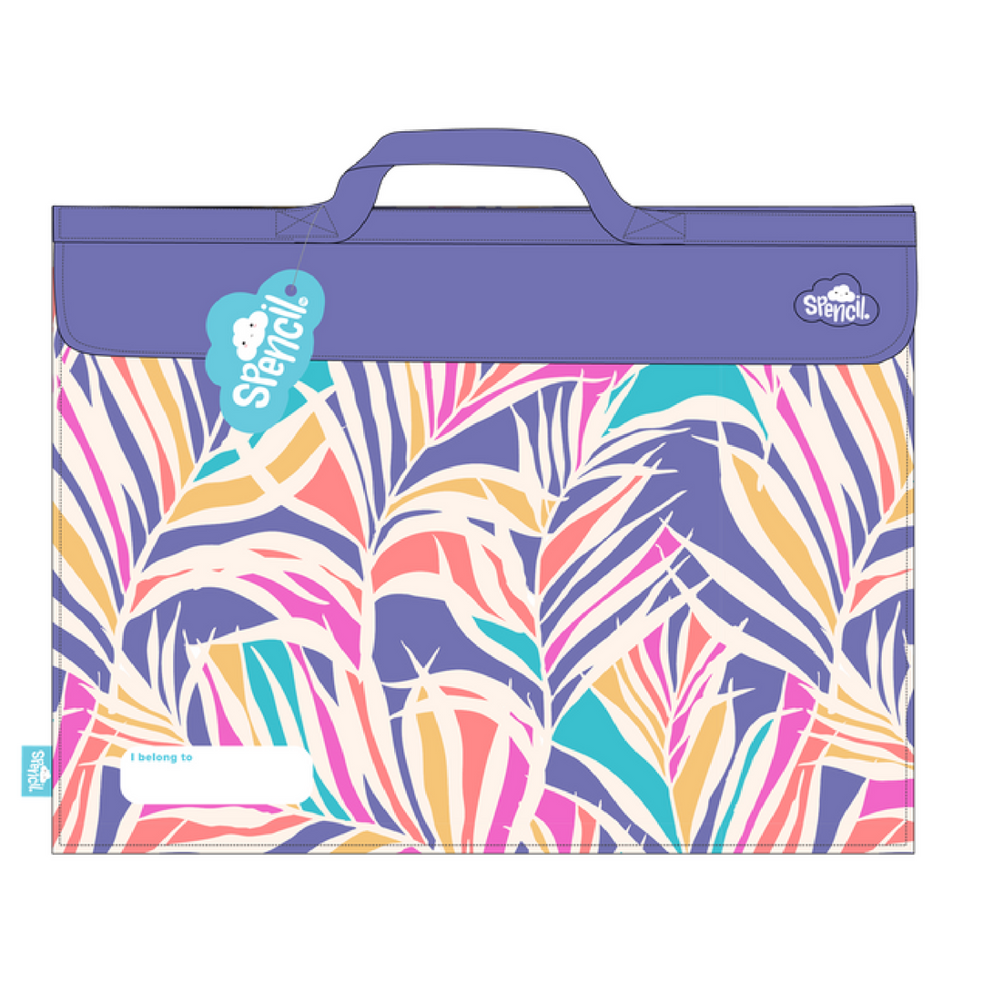 Spencil Library Bag - Paradise Palms