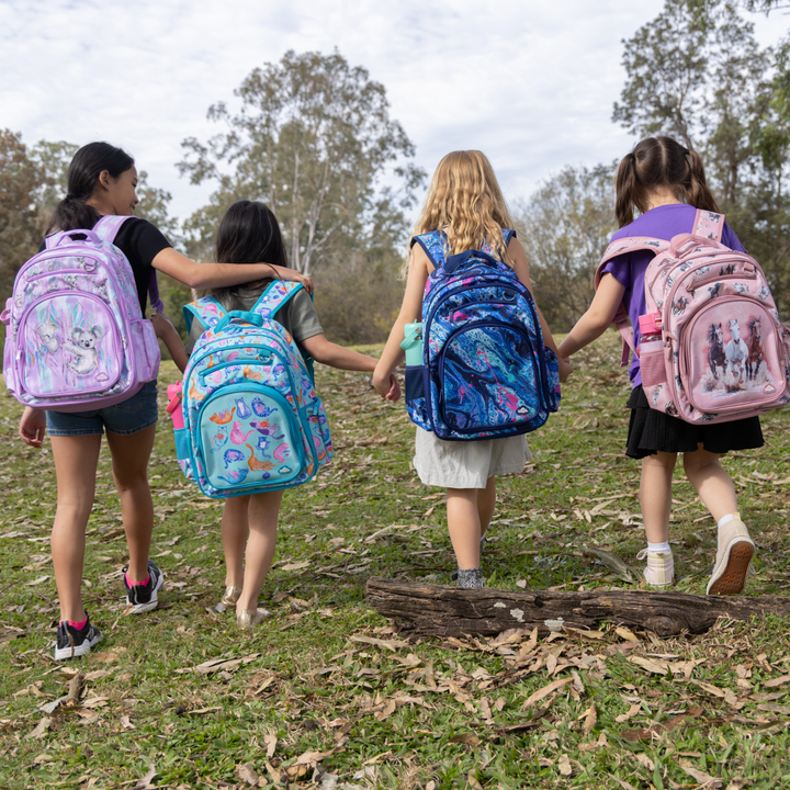 Spencil Big Kids Backpack - Liquid Marble
