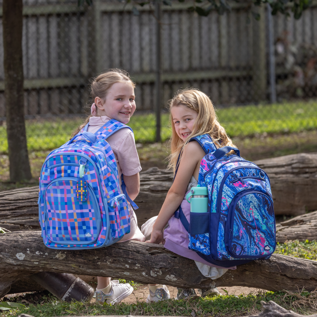 Spencil Big Kids Backpack - Liquid Marble
