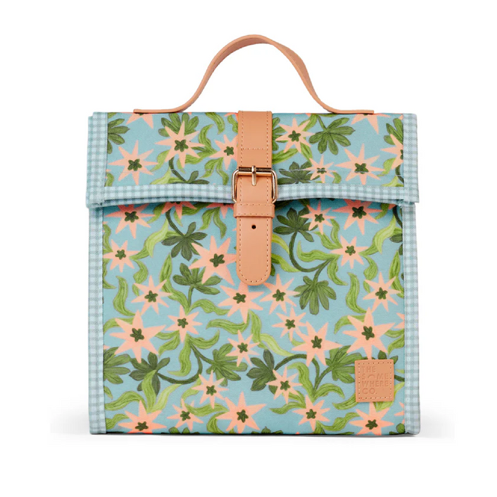 The Somewhere Co. Insulated Lunch Satchel - Seaflower